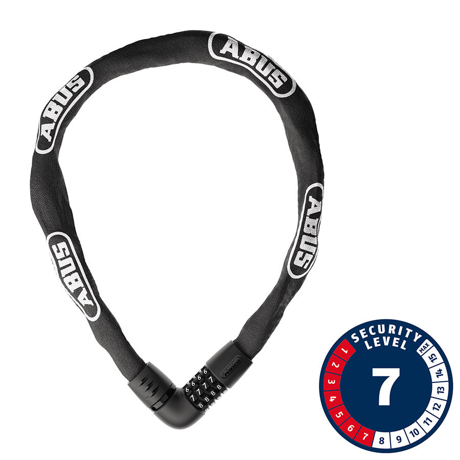 Abus Tresor 6807C/110 Chain Lock - Black - Bicycle Warehouse