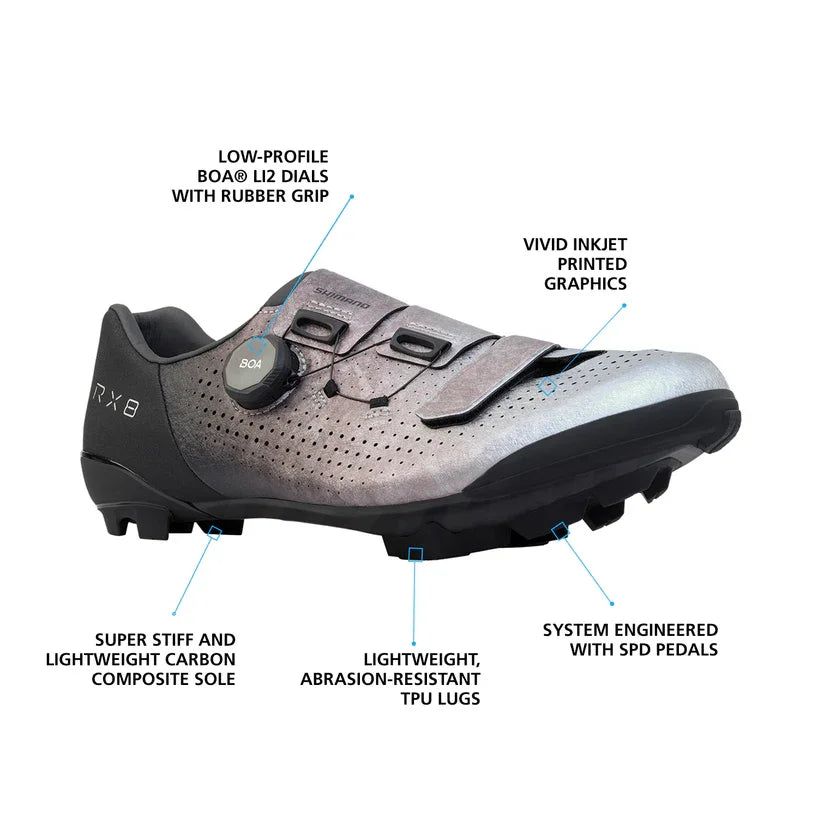 gravel bike schuhe shimano Shimano SH-RX801 Men's Gravel Bike Shoes – Bicycle Warehouse