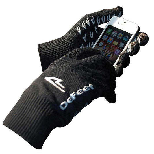 DuraGlove ET Cordura Gloves Small Black - Bicycle Warehouse