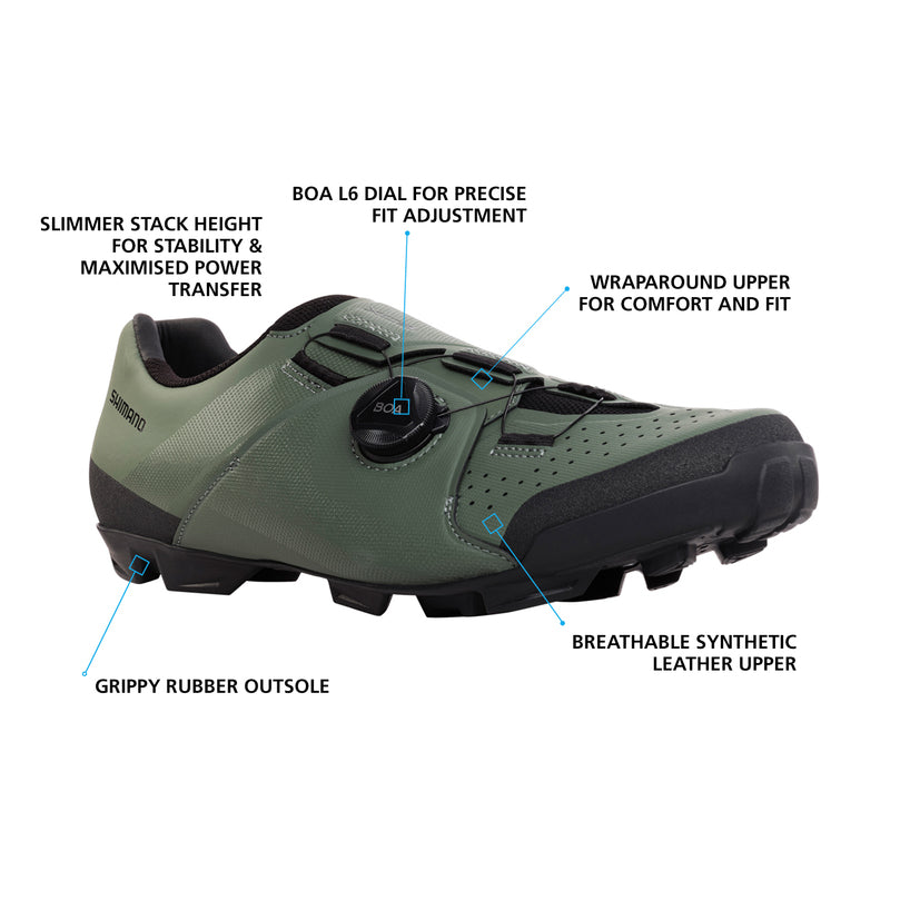 Shimano SH-XC300 Men's MTB Shoes - Shoes - Bicycle Warehouse