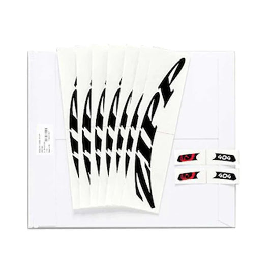 Zipp Decal Set - Disc / 808 Matte Black Logo Complete for One Wheel - Bicycle Warehouse