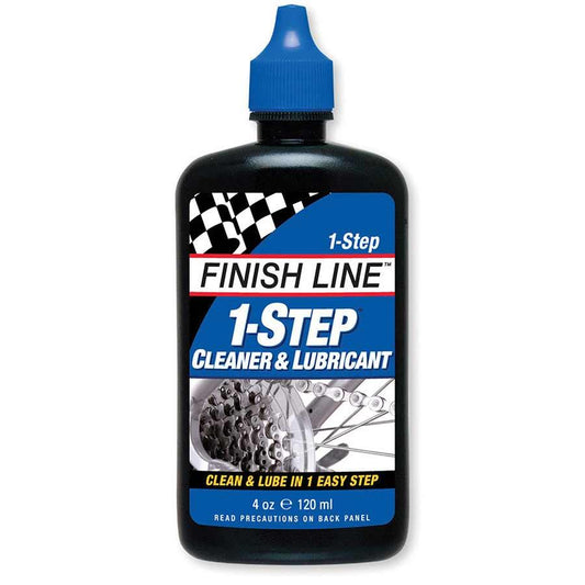 Finish Line 1-Step Cleaner and Bike Chain Lube - 4oz Drip - Bicycle Warehouse