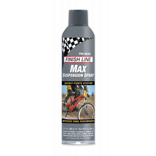 Finish Line Max Suspension Spray Lubricant 9oz Aerosol - Bicycle Warehouse