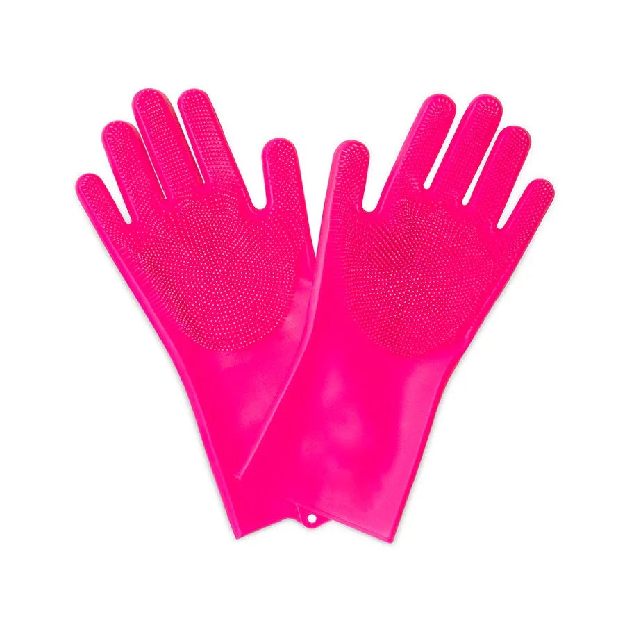 Deep Scrubber Cleaning Glove - Silicone Dishwasher Safe Large - Bicycle Warehouse