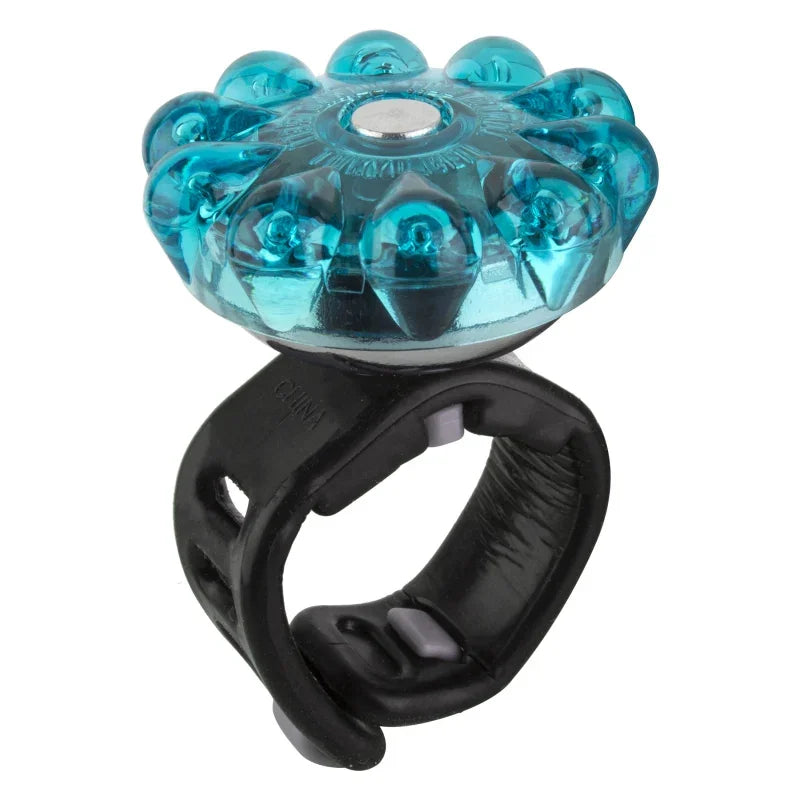 Incredibell Bling Adjustabell Bell: Aquamarine - Bicycle Warehouse