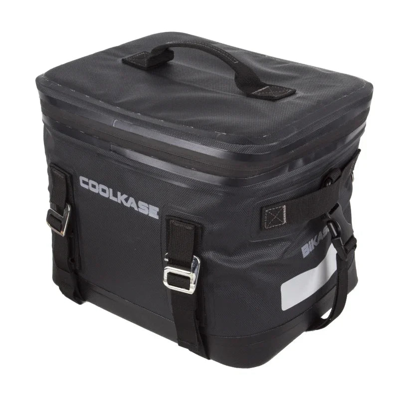 CoolKASE Rack Bag Velcro Straps 12x9.5x10` 800 c.i. Black - Bicycle Warehouse