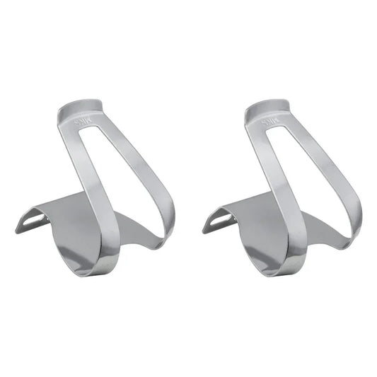 Half Clip Mini Steel Toe Clips Chrome - Bicycle Warehouse