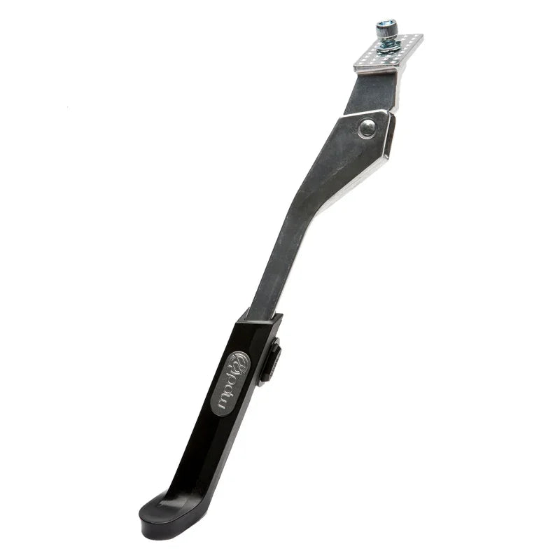 Power Stance Adjustable Kickstand: Silver - Bicycle Warehouse