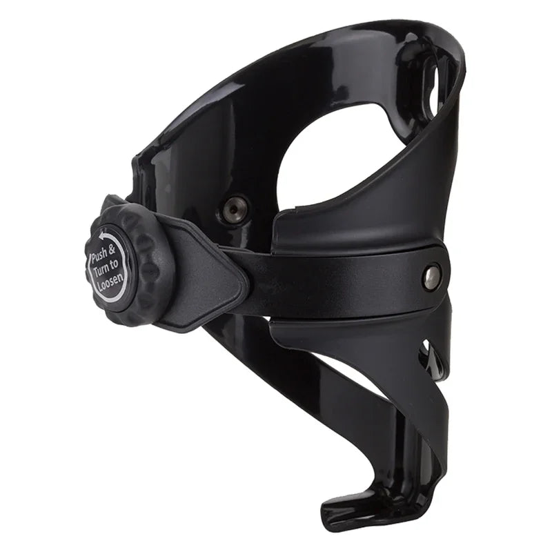 Bikase ABC Adjustable Drink Holder Adjustable Composite Black Adjustable Braze-on - Bicycle Warehouse
