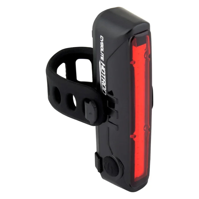 Cygolite Hotrod 120 USB Rechargable Taillight: Black - Bicycle Warehouse
