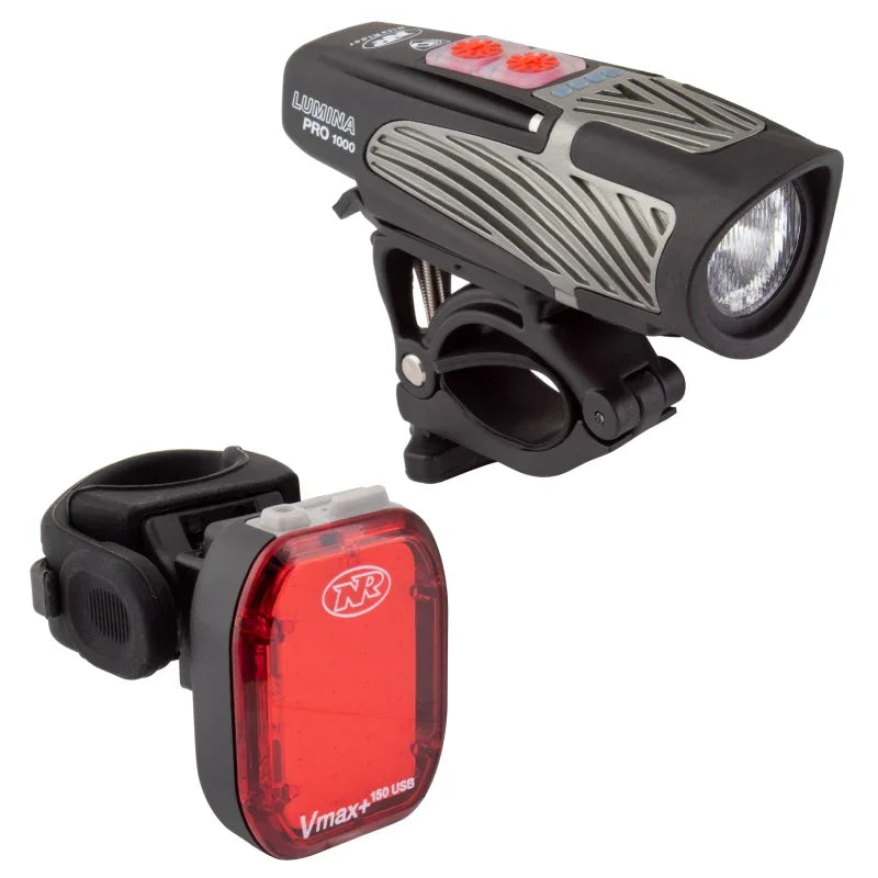 Lumina Pro 1000/Vmax+ Headlight/Taillight Set - Bicycle Warehouse