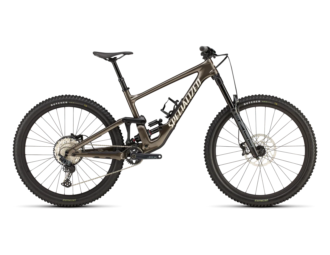 Specialized Enduro — A proven EWS platform. 170mm rear / 180mm front. SRAM or Shimano builds. Pedals better than most bikes in its travel class. Progressive geometry refined over multiple generations. ~$4,500–$11,500.