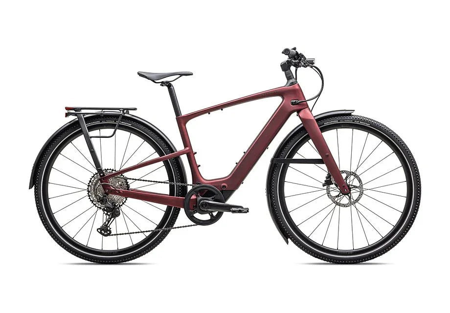 specialized fahrradständer vado/levo Specialized 2025 Vado SL 6.0 Carbon EQ 2, Satin Red Sky / Red Onyx Frost / L