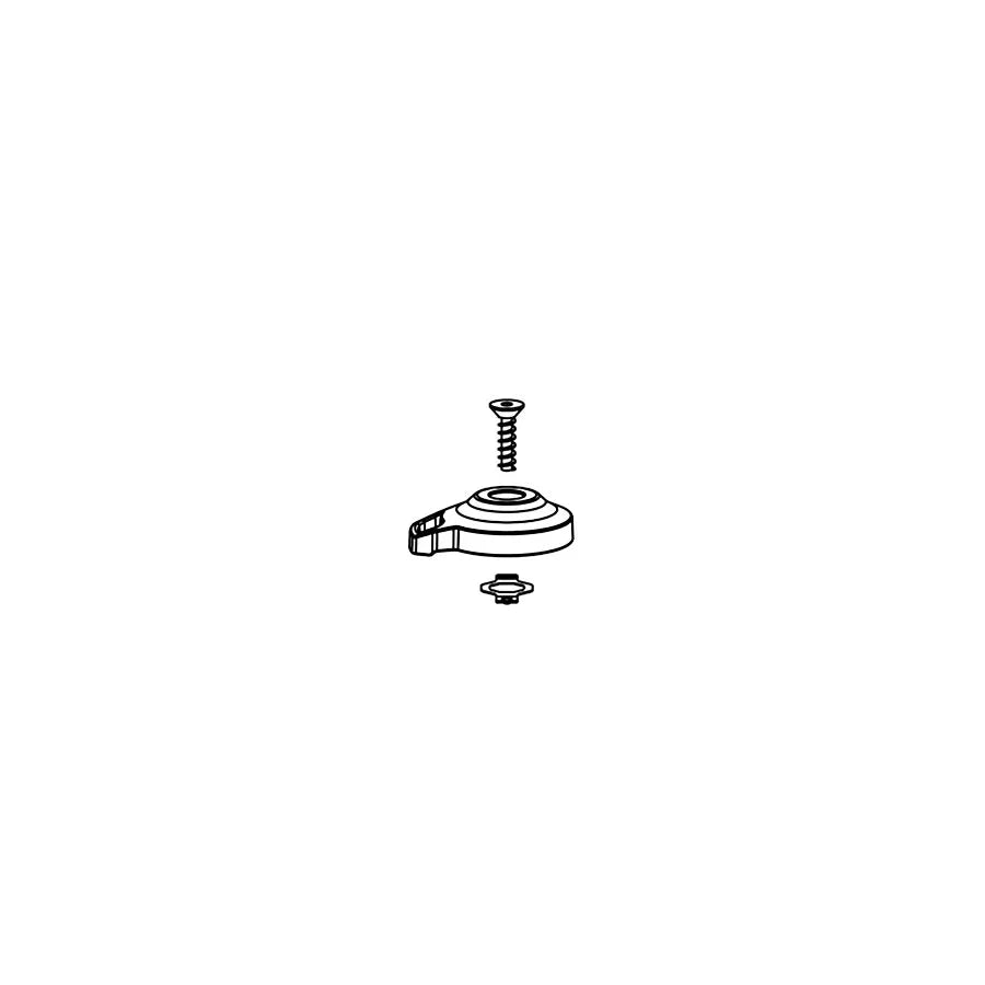 Motion Control RL Compression Adjuster Knob Kit Screw Reba RL 2012-2016/Recon Sektor Gold 2011-2016 - Bicycle Warehouse