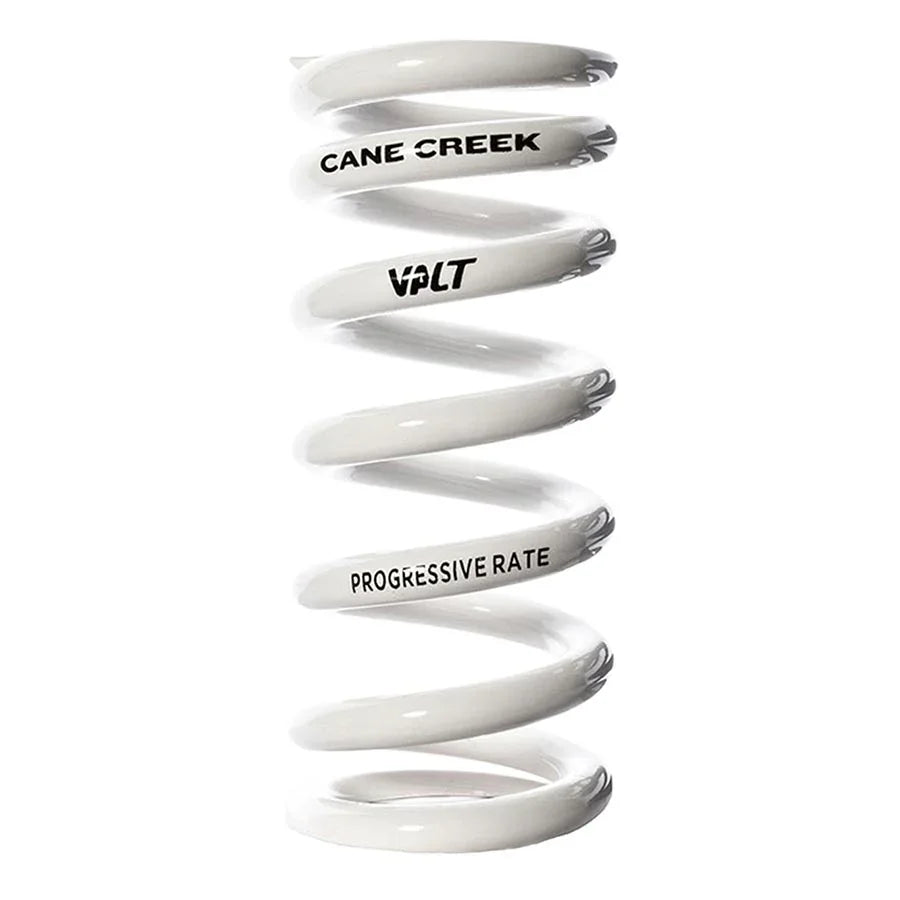 Progressive Rate VALT Lightweight Rear Shock Spring - 45mm x 400-488lbs White - Bicycle Warehouse