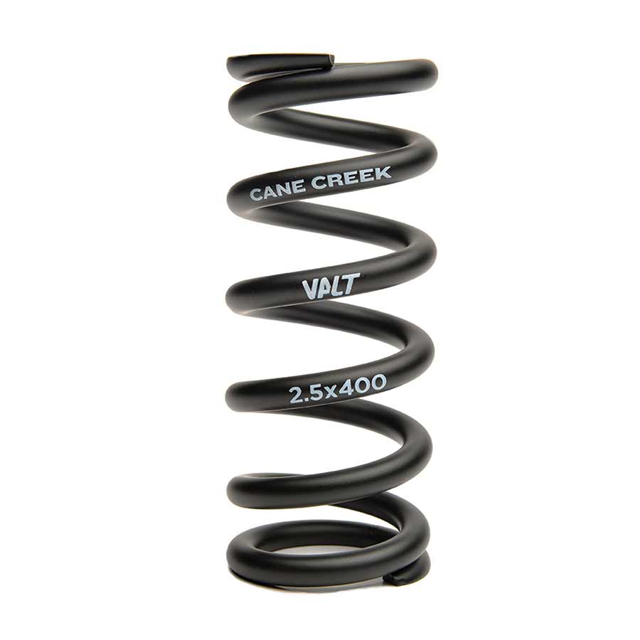 VALT Lightweight Steel Spring Coil Shock 2.25"/57mm x 550lbs BLK - Bicycle Warehouse