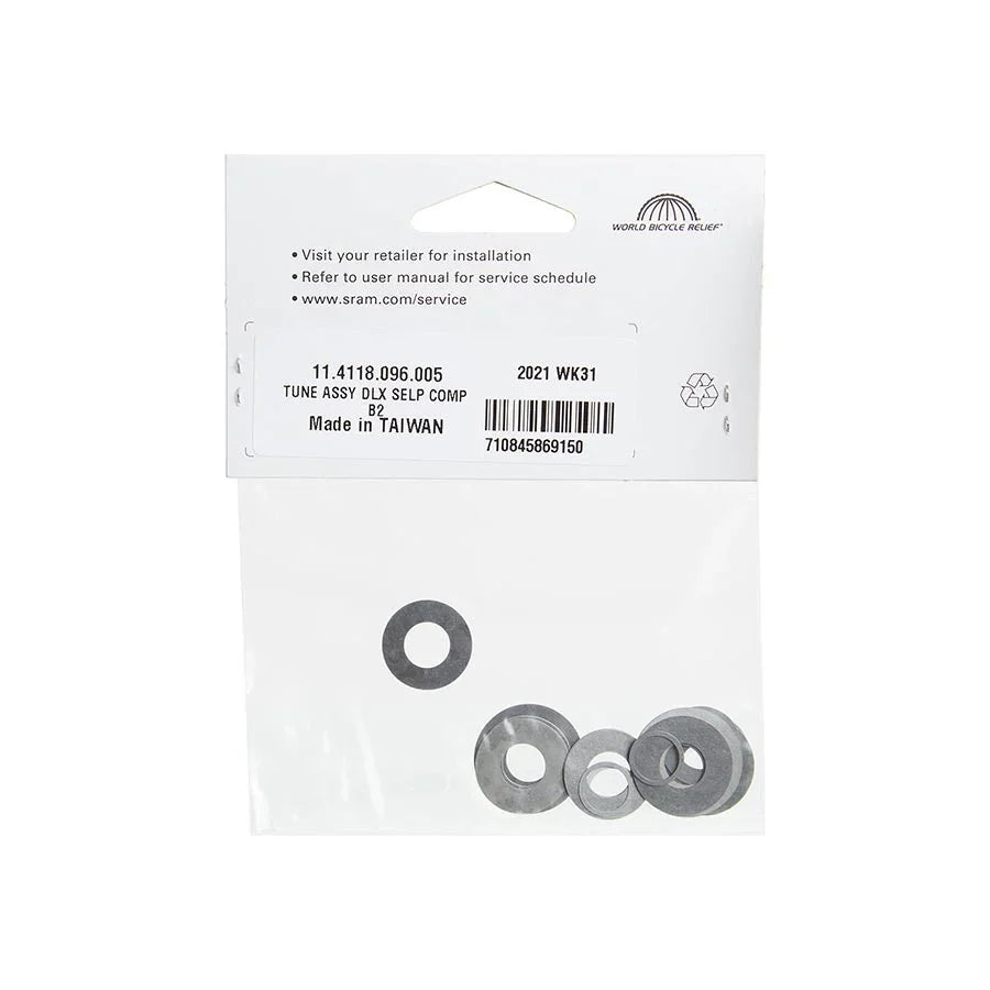 Rear Shock Tune Assembly - Compression Tune Configurations Deluxe Select Plus B2 - Bicycle Warehouse