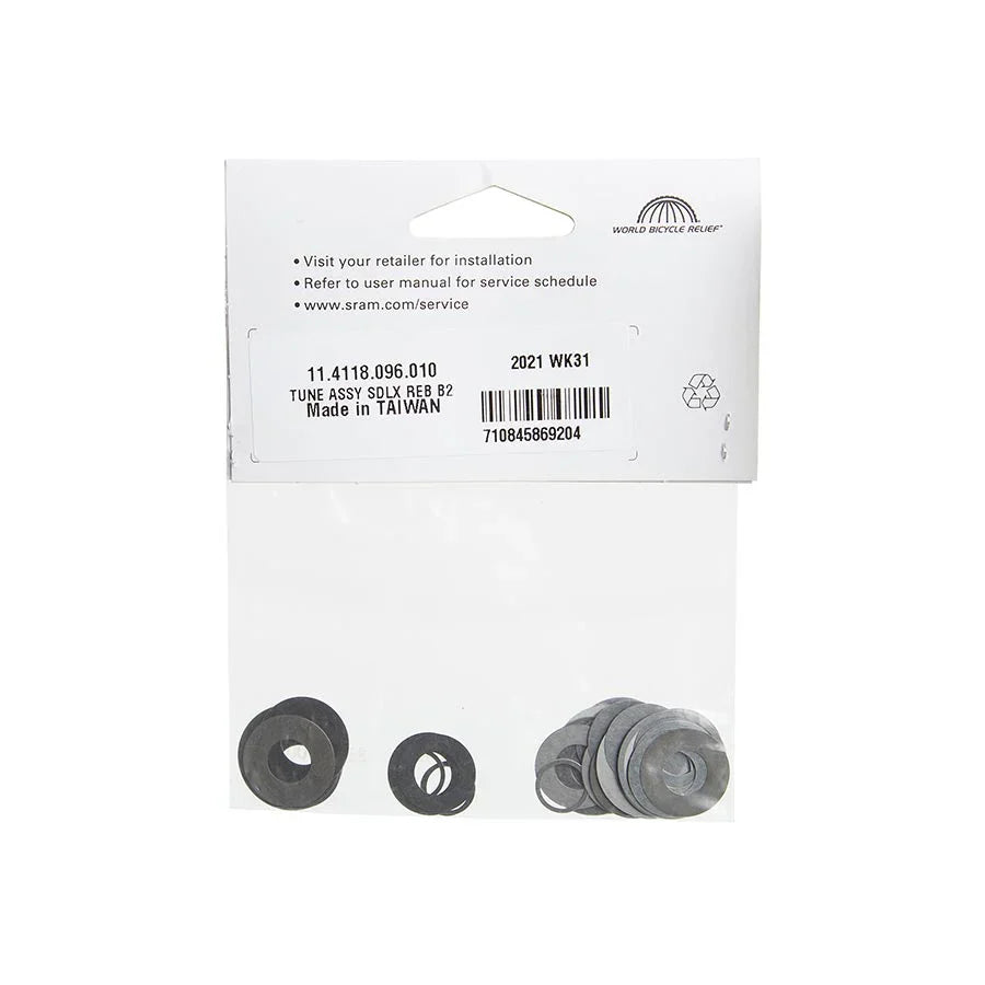 Rear Shock Tune Assembly - Rebound Tune Configurations Super Deluxe Air B2 - Bicycle Warehouse