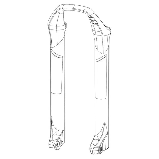 Lower Leg - 29/27.5+ 15 x 110mm SID RLC A1 SID XX/RL B1 Reba A7 SID Select/Select+ 80-100mm B4 Diffusion BLK - Bicycle Warehouse