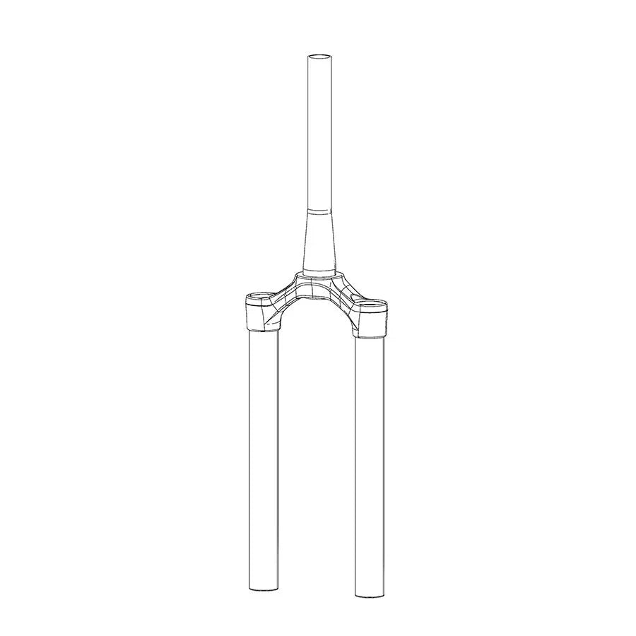 CSU - Debonair - 27/29" 44 Off-Set Aluminum Taper Ano BLK Zeb A1 2021 - Bicycle Warehouse