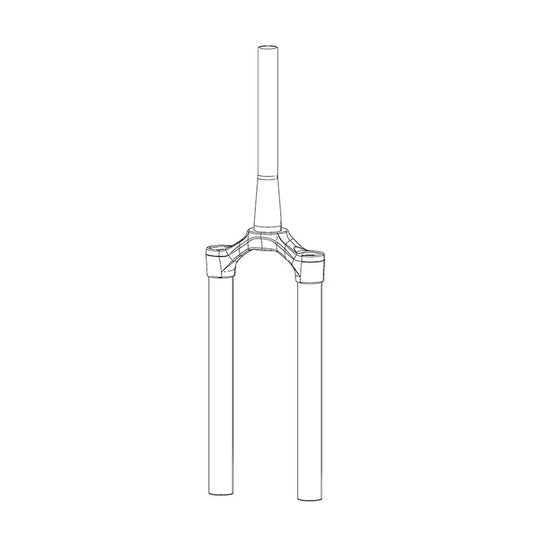 CSU - Debonair - 27/29" 44 Off-Set Aluminum Taper Ano BLK Zeb A1 2021 - Bicycle Warehouse