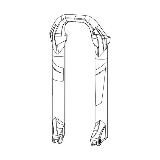 Lower Leg Lyrik B1-C1/Yari A1-B1 29"/27.5+ 15 x 110 mm Boost Spacing Red - Bicycle Warehouse