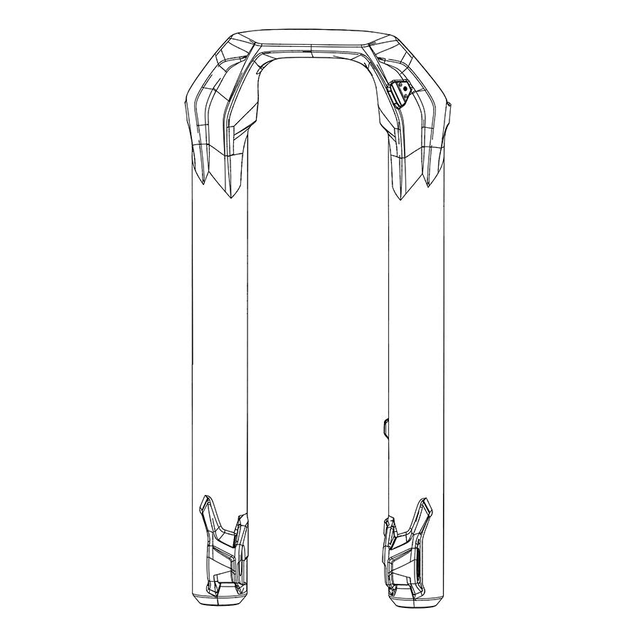 Lower Leg for BoXXer Ult Red 11.4018.091.007