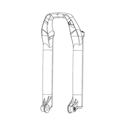 Lower Leg - Pike B3 27.5" 15 x 110mm Diffusion Black - Bicycle Warehouse