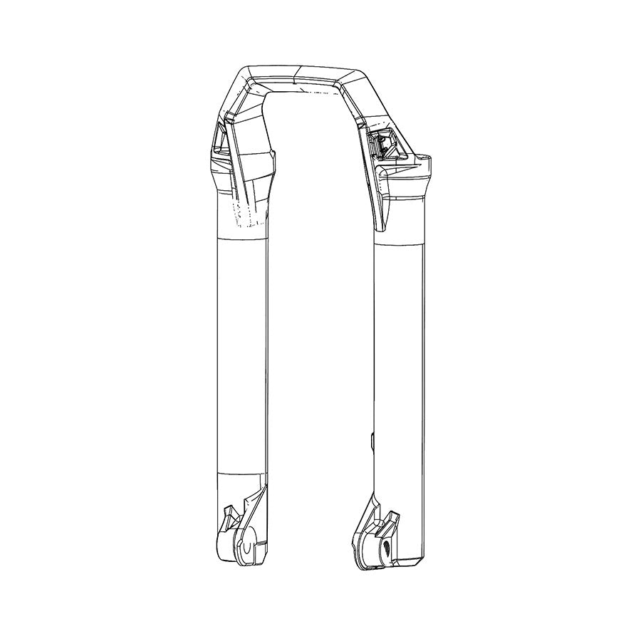 Lower Leg for ZEB Gray 27.5" 11.4018.091.039