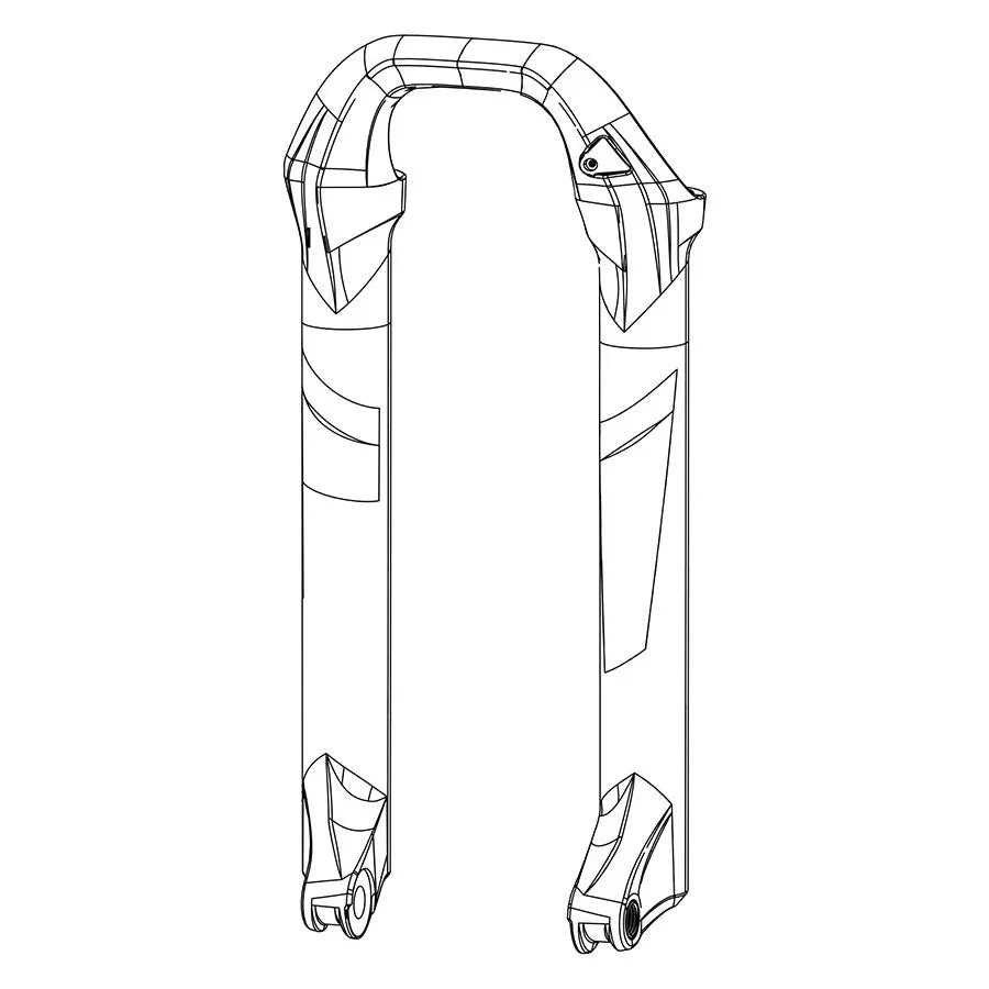 Lower Leg Lyrik B1-C1/Yari A1-B1 27.5" 15 x 110 mm Boost Spacing Diffusion BLK - Bicycle Warehouse