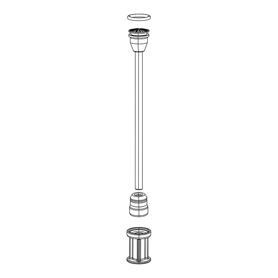 SID DebonAir Spring Shaft - 80mm 29" 32mm Stanchion air shaft bumpers SID SL C1 - Bicycle Warehouse