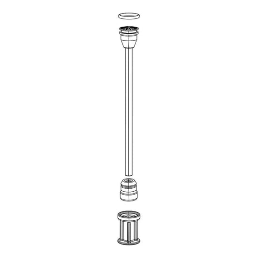SID DebonAir Spring Shaft - 80mm 29" 32mm Stanchion air shaft bumpers SID SL C1 - Bicycle Warehouse