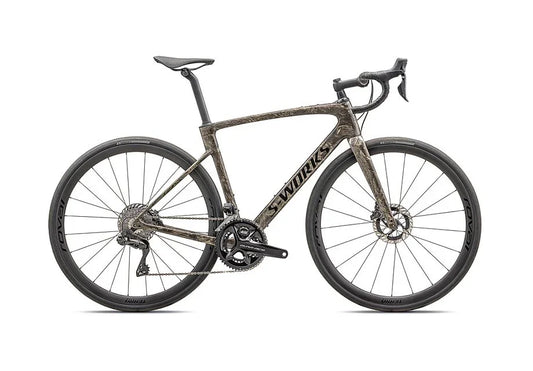 2025 Specialized roubaix S-Works di2 bike gloss toupe / gunmetal strata / charcoal 44 - Bicycle Warehouse