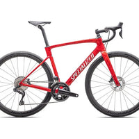 2025 Specialized roubaix pro bike gloss red pearl + fiery red strata/dune white 44 - Bicycle Warehouse