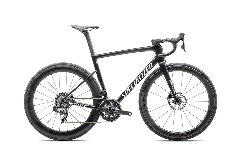 2025 Specialized tarmac sl8 pro etap bike gloss carbon / metallic white silver 44 - Bicycle Warehouse