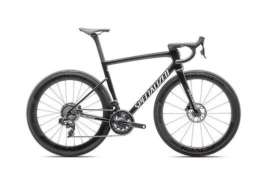 2025 Specialized tarmac sl8 pro etap bike gloss carbon / metallic white silver 44 - Bicycle Warehouse