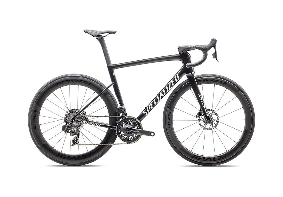 2025 Specialized tarmac sl8 pro etap bike gloss carbon / metallic white silver 54 - Bicycle Warehouse