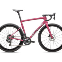 2025 Specialized tarmac sl8 pro etap bike satin pink tint over silver dust / silver dust 44 - Bicycle Warehouse