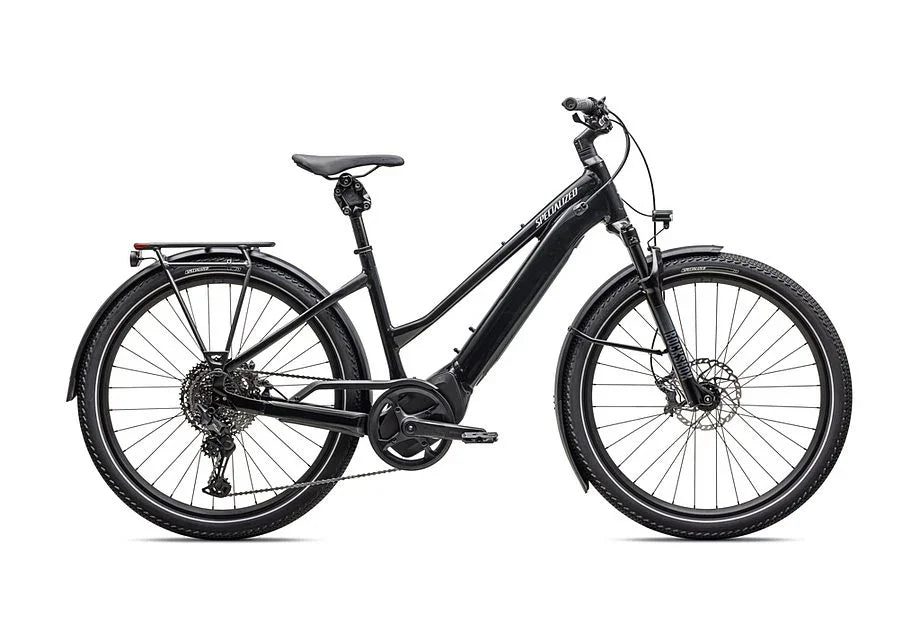 specialized elektrofahrrad Specialized 2025 Vado 5.0 step through ul, Gloss Castblack / Satin Silver Reflective / S
