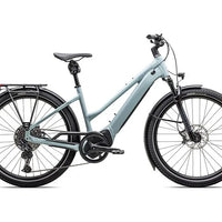 2025 Specialized vado 5.0 step through ul bike satin seafoam / lapis pearl / glacial metallic xl - Bicycle Warehouse
