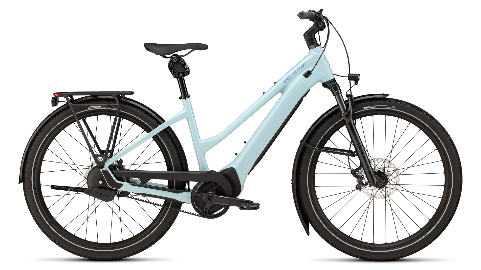 vado e bike damen Turbo Vado 5.0 IGH Step-Through Gloss Seafoam / 25% Lapis Pearl / Glacial Metallic / S