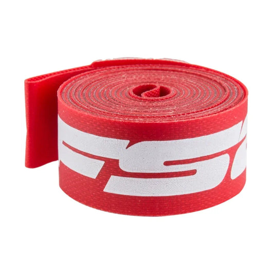 Full Speed Ahead 700c x 17mm Rim Strips Red Nylon Box/10 - Bicycle Warehouse