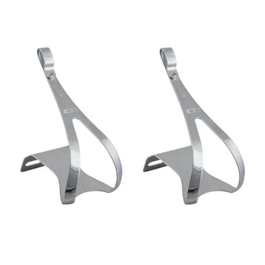 Steel Toe Clips Large Chrome - Bicycle Warehouse