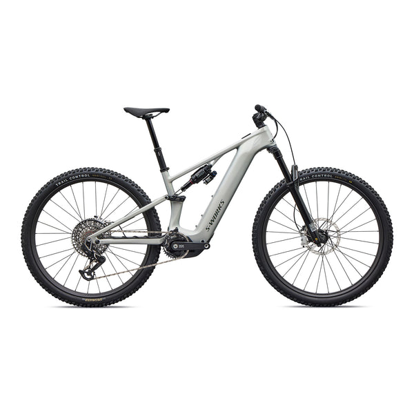 S-Works Turbo Levo R Gloss Dolomite / Viavi Silver Green Pearl / Oak Green Metallic / S6