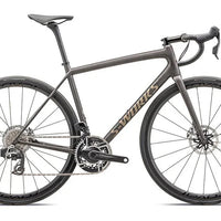 2025 Specialized aethos S-Works etap bike satin doppio / gunmetal dry brushed / gold pearl 49 - Bicycle Warehouse