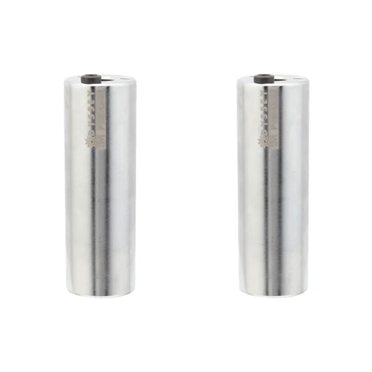 MPEG 14mm Pegs with 3/8" Adaptor Sold In Pairs Chrome - Bicycle Warehouse