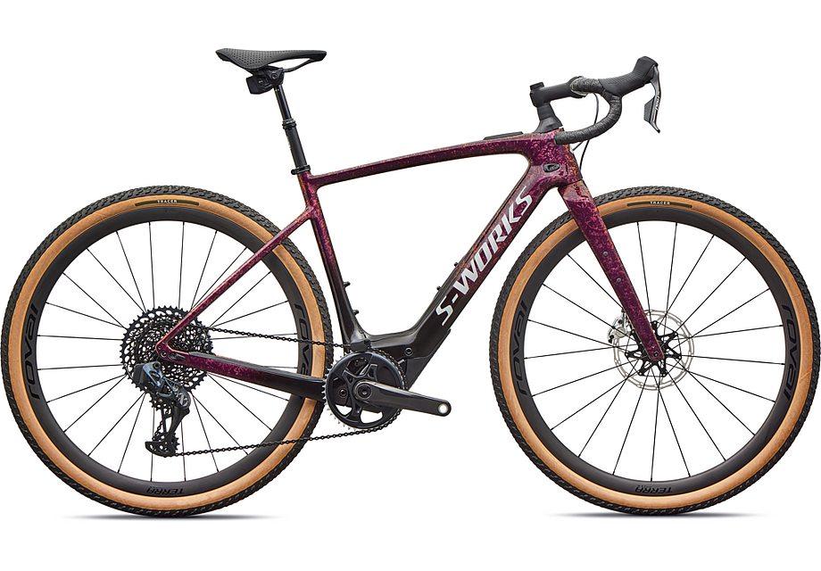 Specialized 2026 Creo Sl S-Works Carbon Bike Gloss Bordeaux Metallic/Fade/Pearl Dry Impasto/Silver Dust 58 - Bicycle Warehouse
