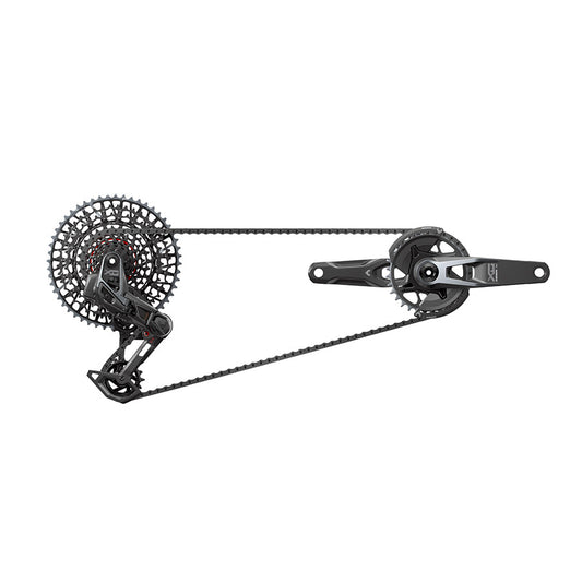 SRAM X0 T-Type Eagle V2 AXS Groupset 170mm Black