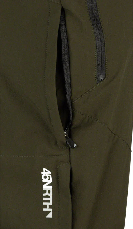 45NRTH 2024 Naughtvind Pants - Mens Polar Pine Small - Bicycle Warehouse