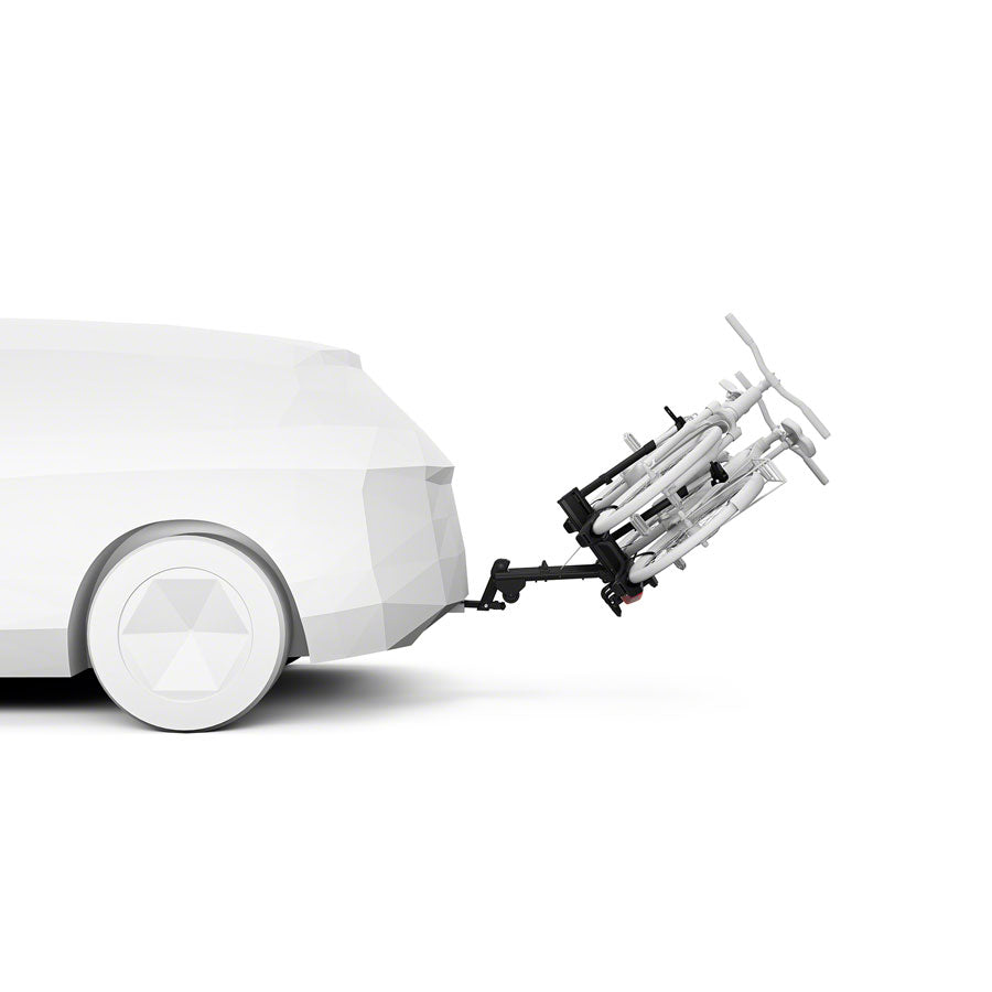 Epos Platform Hitch Bike Rack With Lamp Kit - 2-Bike 1-1/4" 2" Receiver BLK - Bicycle Warehouse